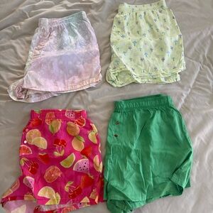 VS PINK Tencel Sleep Boxer Shorts Bundle